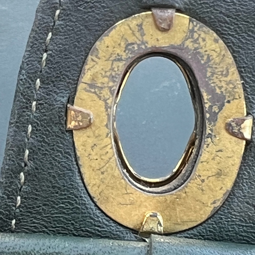 Vintage Coach Willis Satchel Bag In Bottle Green Full Grain Leather 9927 - Picture 8 of 11